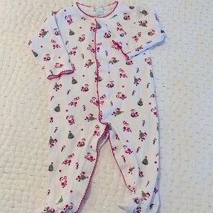 Kissy Kissy Holiday Santa Footie